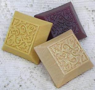 Faceted Filigree Soaps